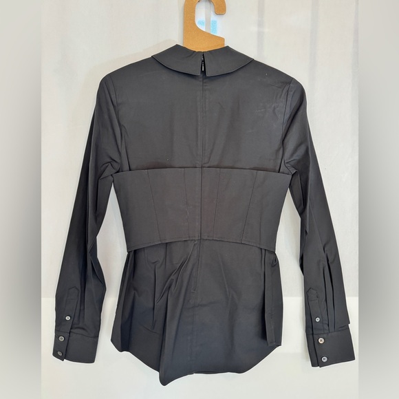 Veronica Beard Size 2 Black Keora Top - Picture 2 of 6